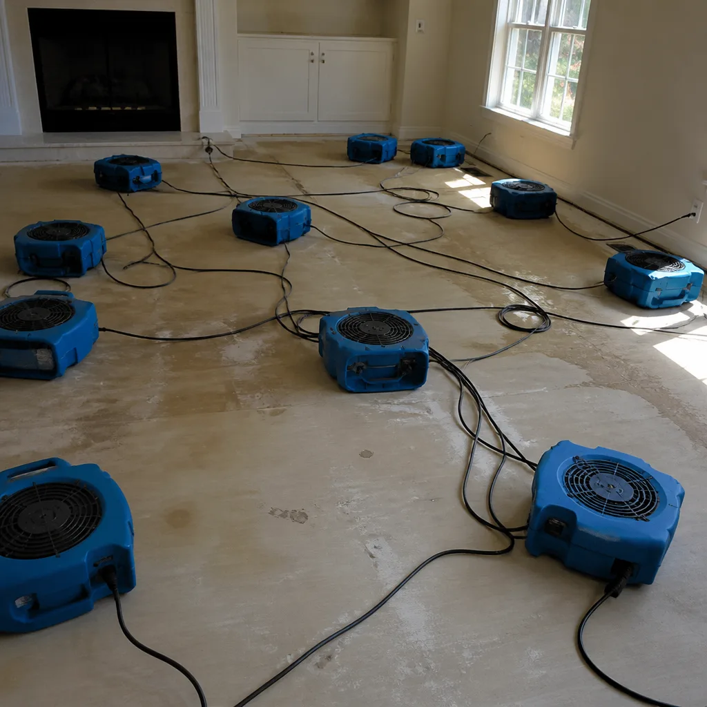 Water damage drying